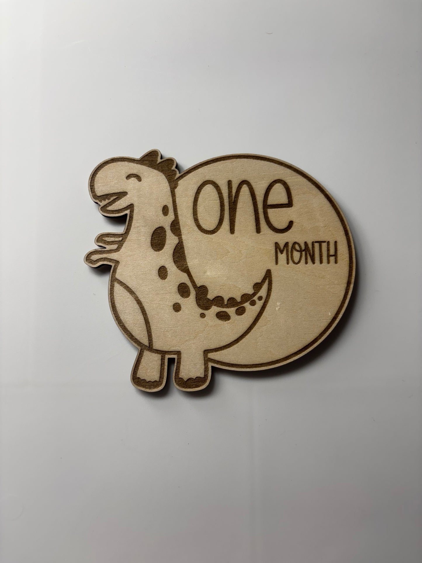 Baby Dino Monthly Milestone