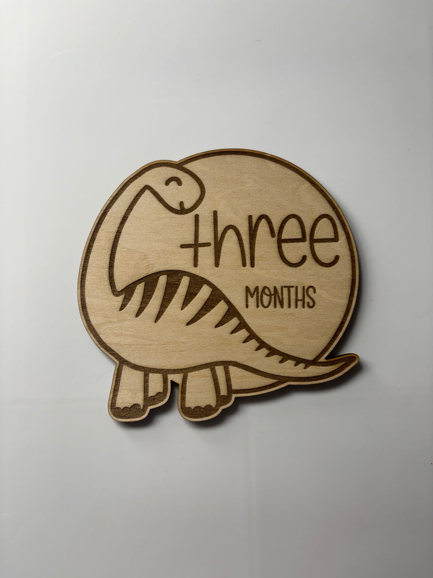 Baby Dino Monthly Milestone