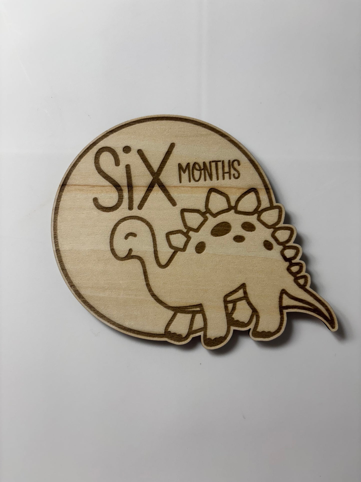 Baby Dino Monthly Milestone