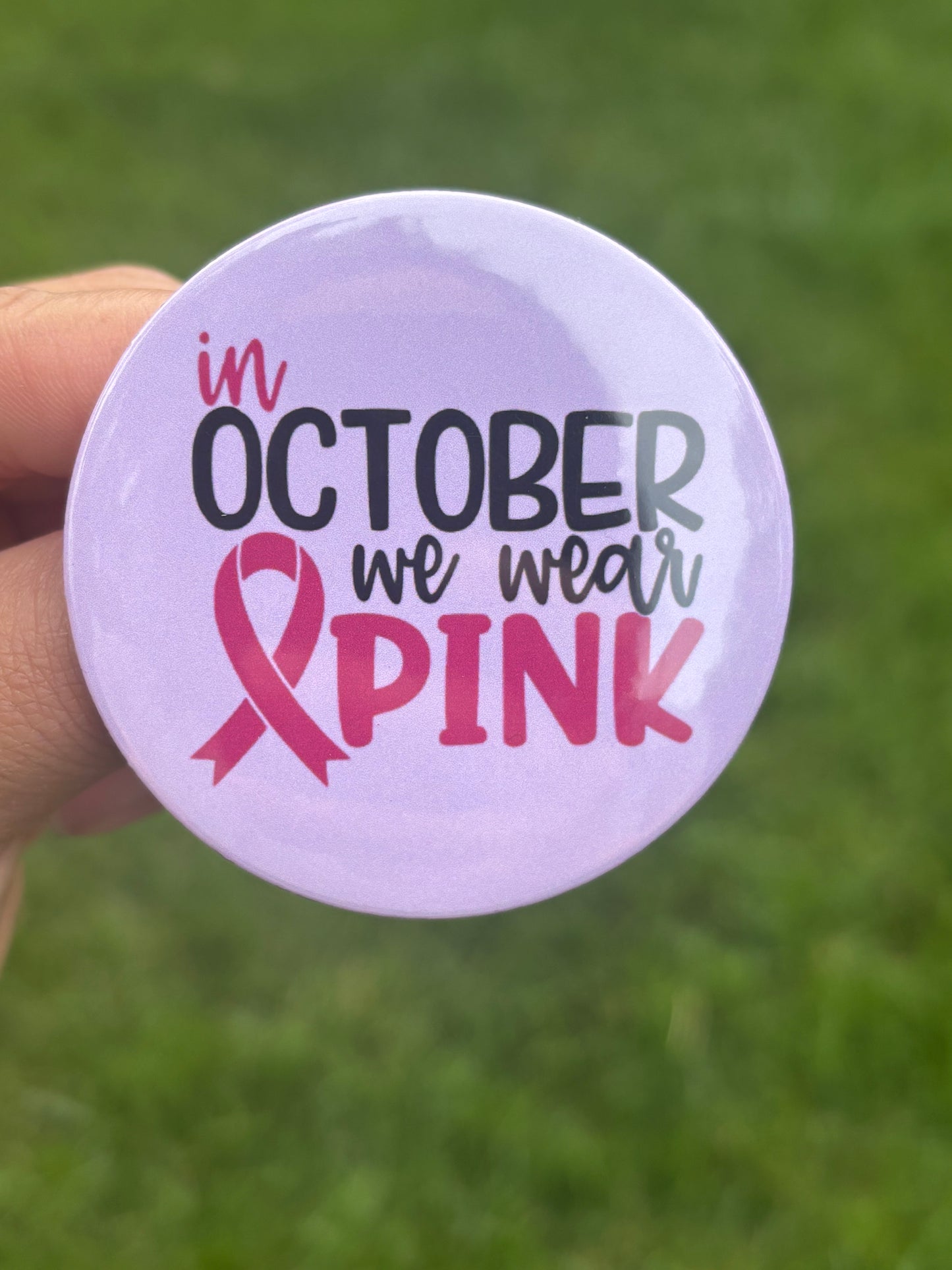 Breast Cancer Awareness Button Pin