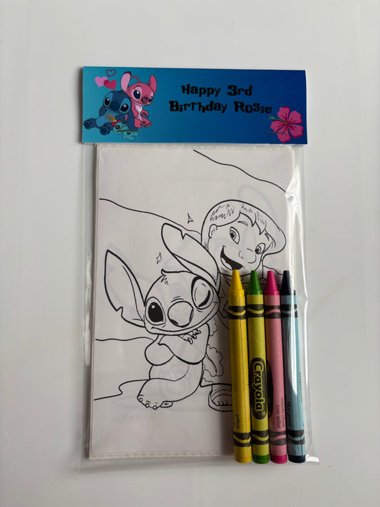 Coloring Activity Party Favor
