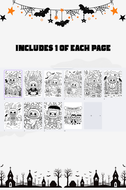 Halloween Coloring Activity Favor