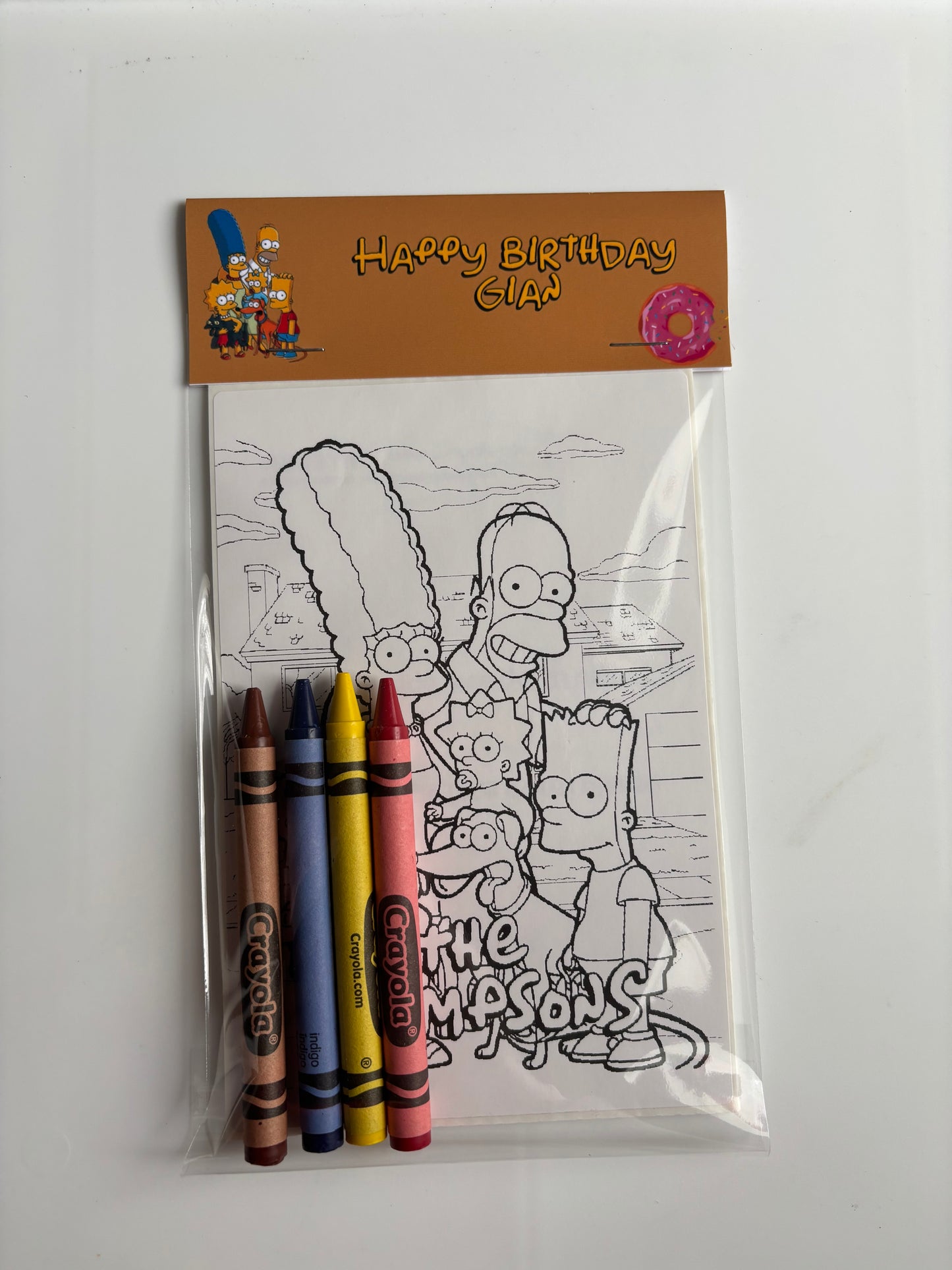 Coloring Activity Party Favor