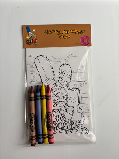 Coloring Activity Party Favor