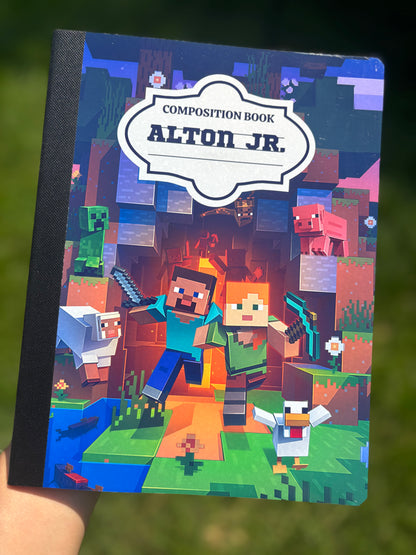 Custom Composition Notebook