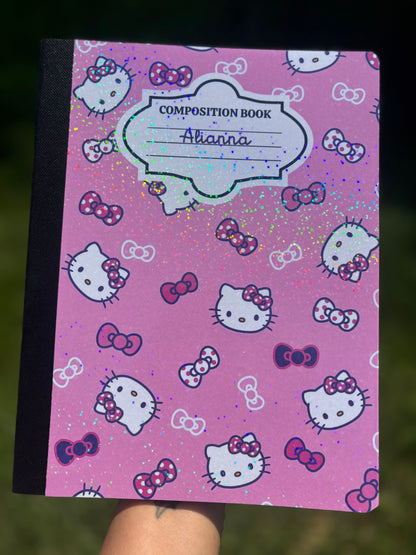 Custom Composition Notebook