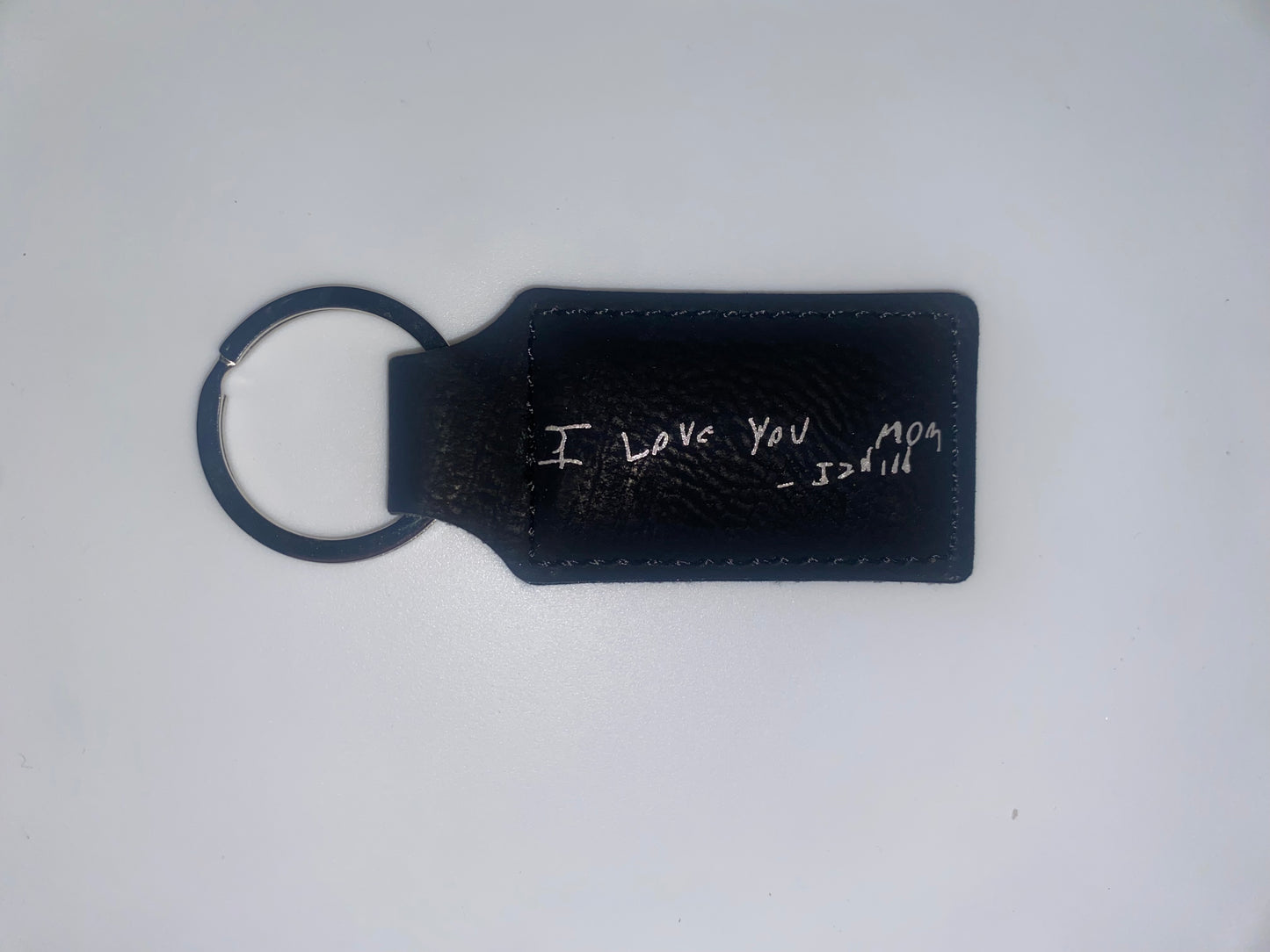 Custom Leather Faux Keychains