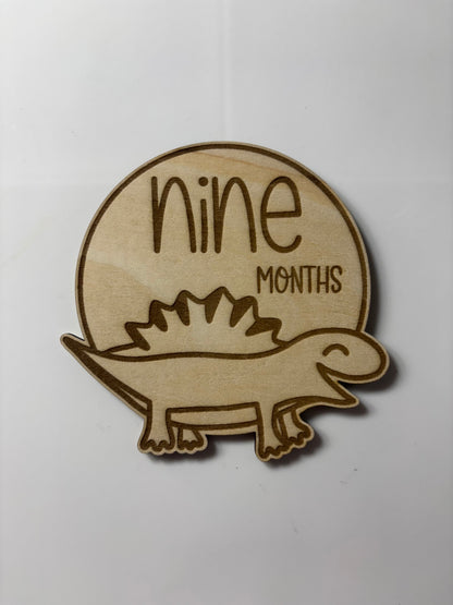 Baby Dino Monthly Milestone