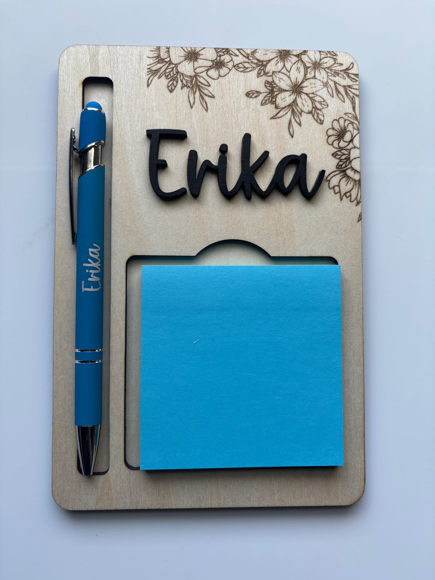Personalized Sticky Note Holder