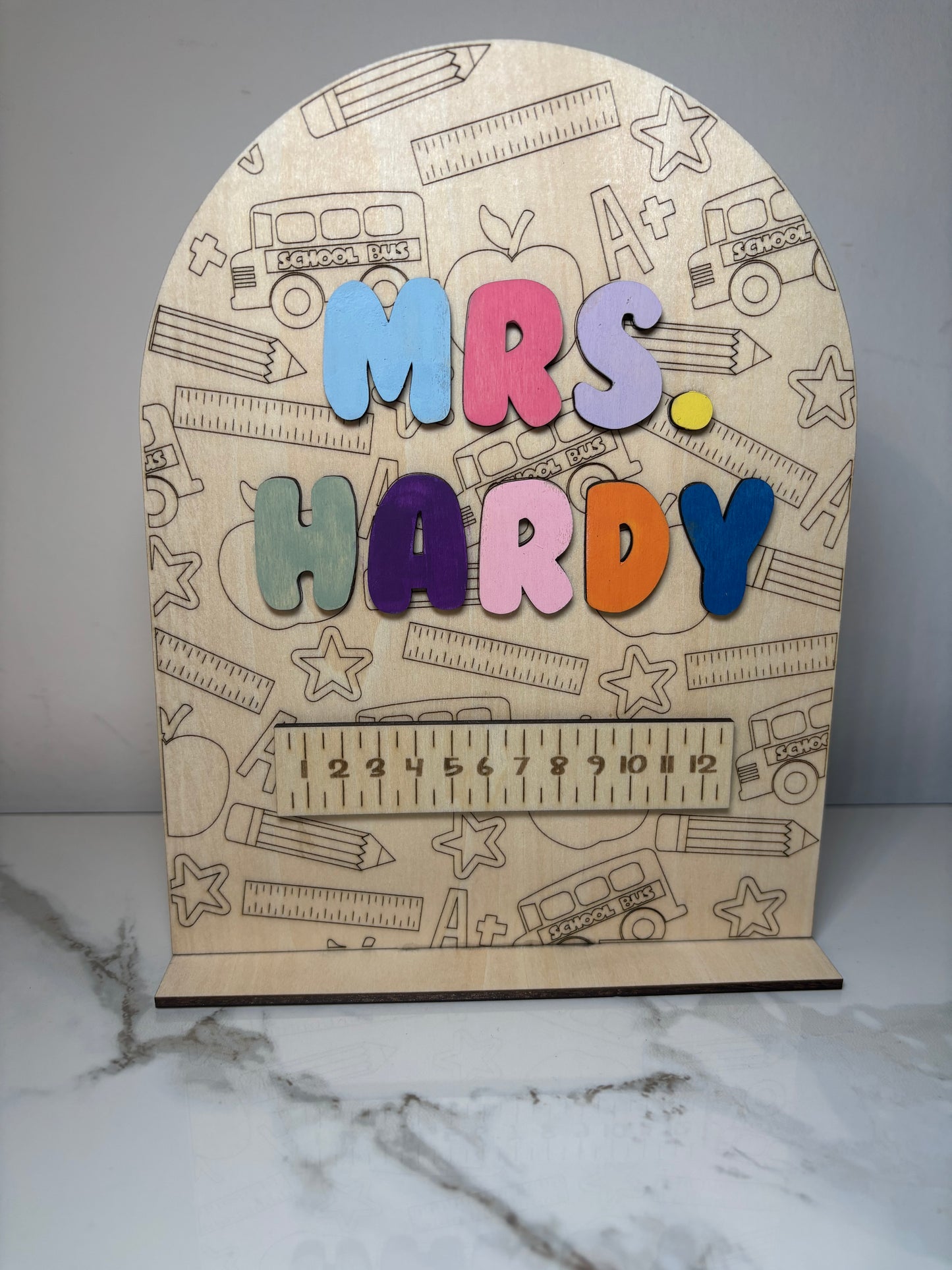 Teacher Name Stand