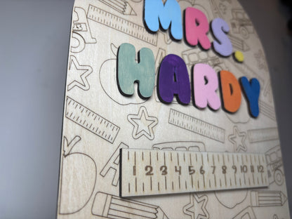 Teacher Name Stand