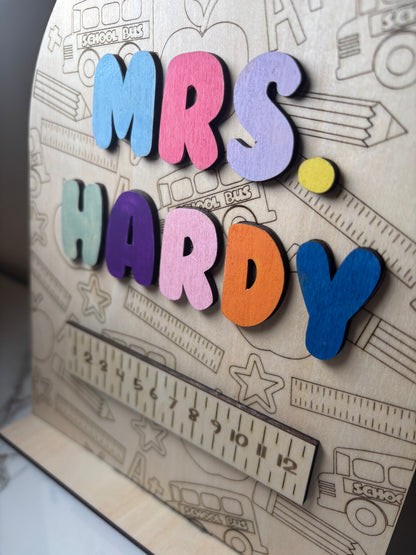 Teacher Name Stand