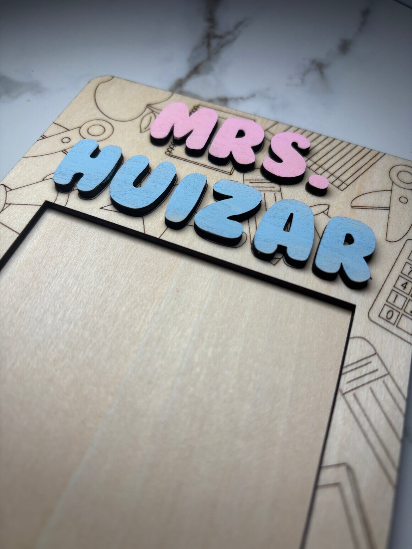 Teacher Sticky Note Holder