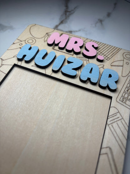 Teacher Sticky Note Holder