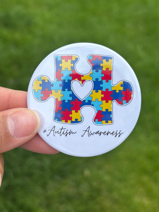 Autism Awareness Button Pin