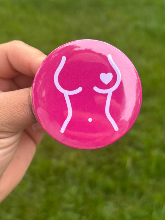 Breast Cancer Awareness Button Pin